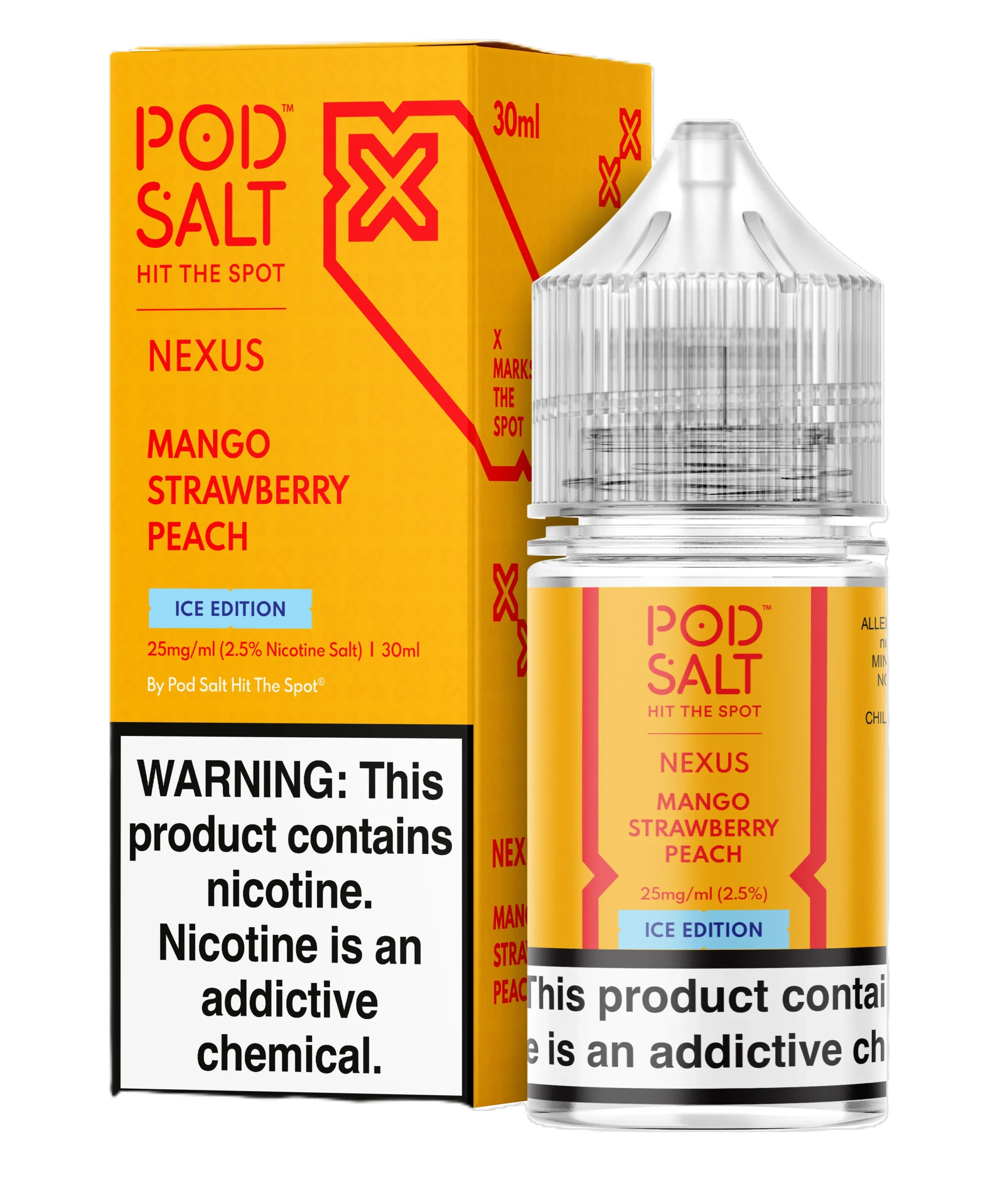 Pod Salt Mango Strawberry Peach Likit