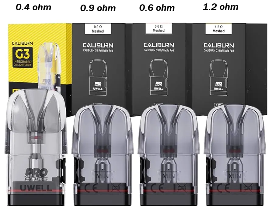 Uwell Caliburn G3 Kartuş Çeşitleri