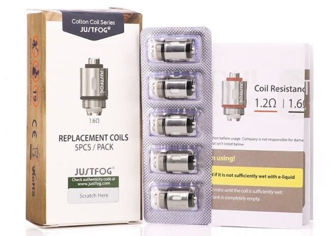 Justfog Q16 Pro Coil, Q16 Coil, Q14 Coil, S14 Coil, G14 Coil, C14 Coil, P16A Coil , Compact 14 Coil, Q Pod Coil
