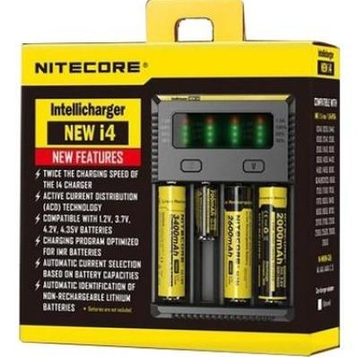 Nitecore New i4 PİL Batarya Şarj Makinası 4'li Özellikleri