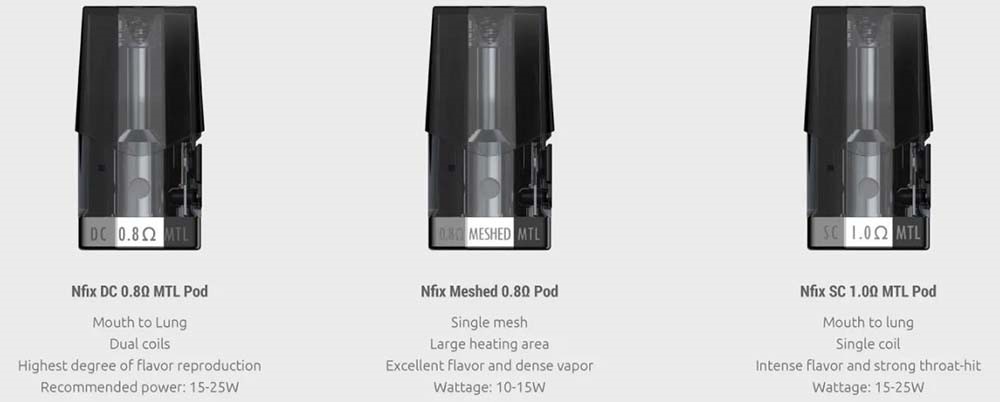 Smok Nfix Pod Kartuş Çeşitleri