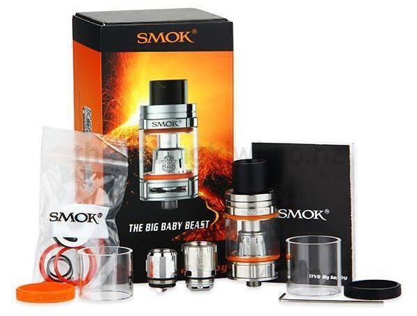 Smok TFV8 Big Baby Atomizer Paket İçeriği, Smok V8 Big Baby Atomizer Paket İçeriği