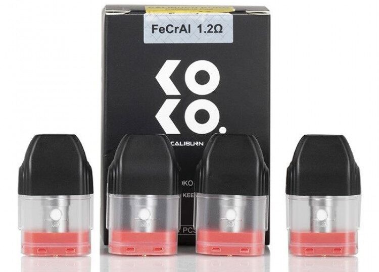 Uwell Caliburn Koko 1.2Ohm Kartuş Kutu İçeriği, Uwell Caliburn Koko 1.2 Ohm Kartuş Kutu İçeriği