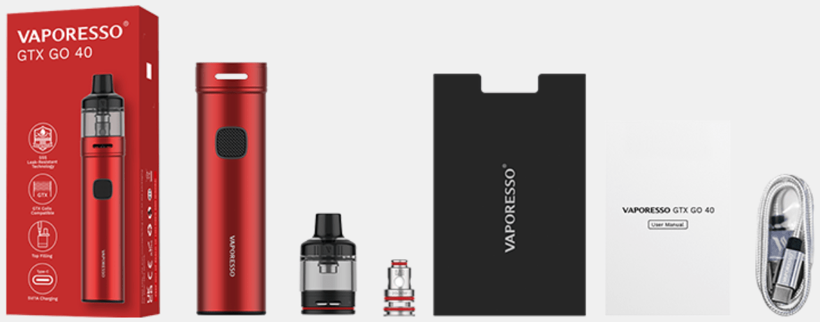Vaporesso GTX Go 40 Paket İçeriği, Vaporesso GTX Go40 Paket İçeriği, Vaporesso GTXGo 40 Paket İçeriğİ, Vaporesso GTXGo40 Paket İçeriği