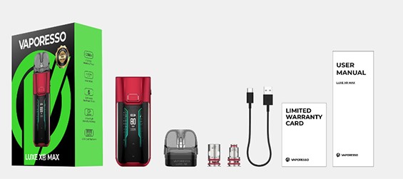 Vaporesso Lüxe XR Max Paket İçeriği