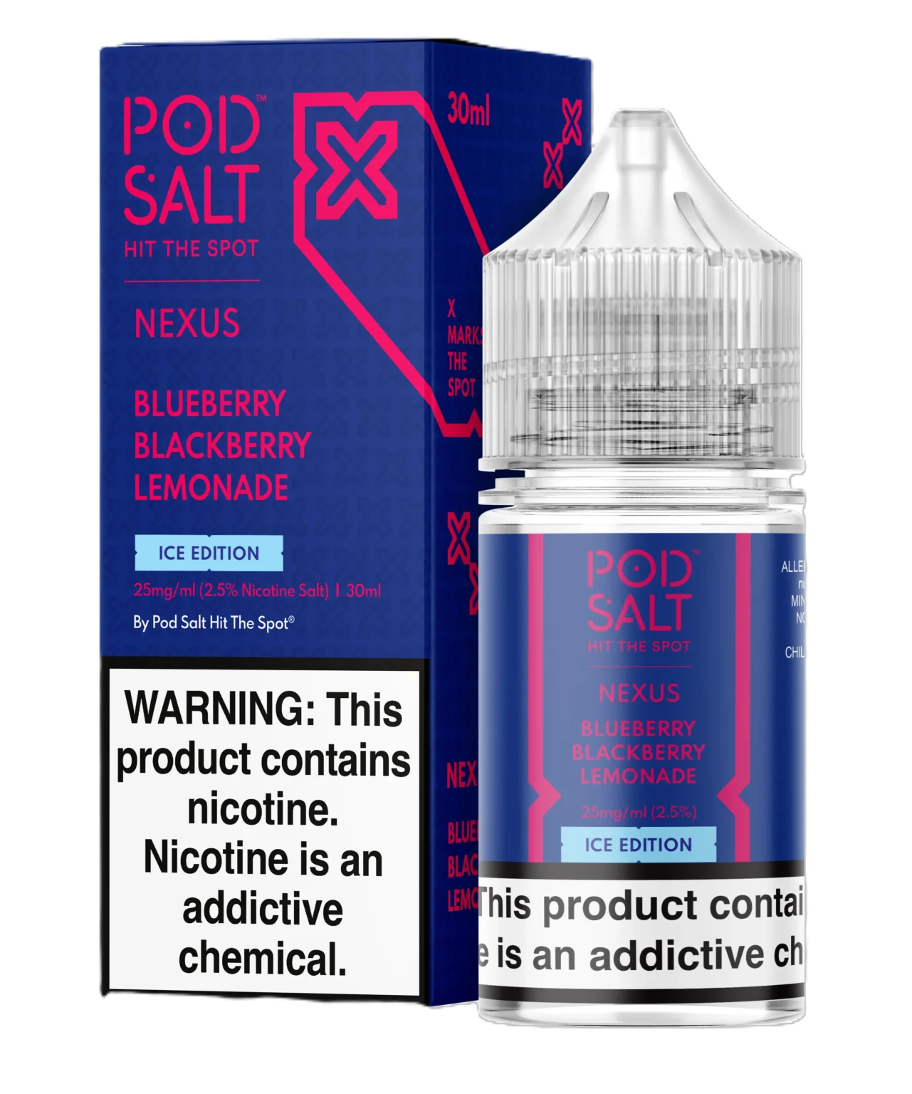 Pod Salt Blueberry Blackberry Lemonade Ice Likit