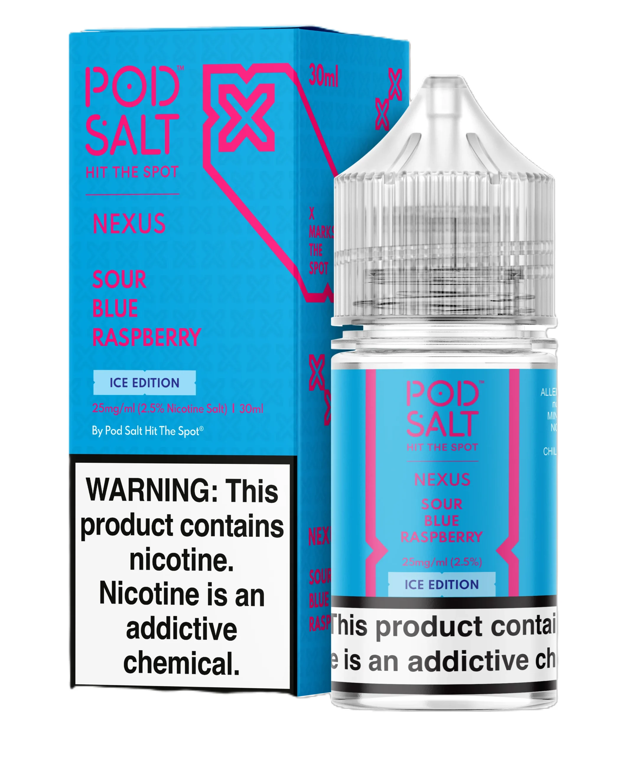 Pod Salt Sour Blue Raspberry Ice Likit