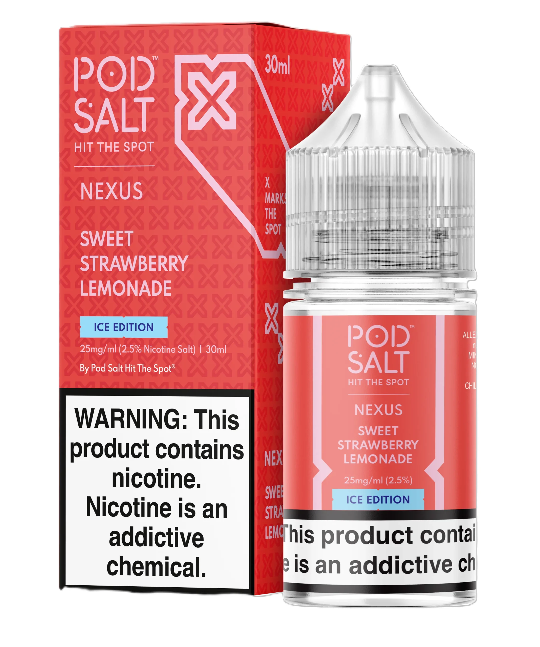 Pod Salt Sweet Strawberry Lemonade Ice Likit