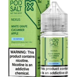 Pod Salt White Grape Cucumber Apple Ice Likit