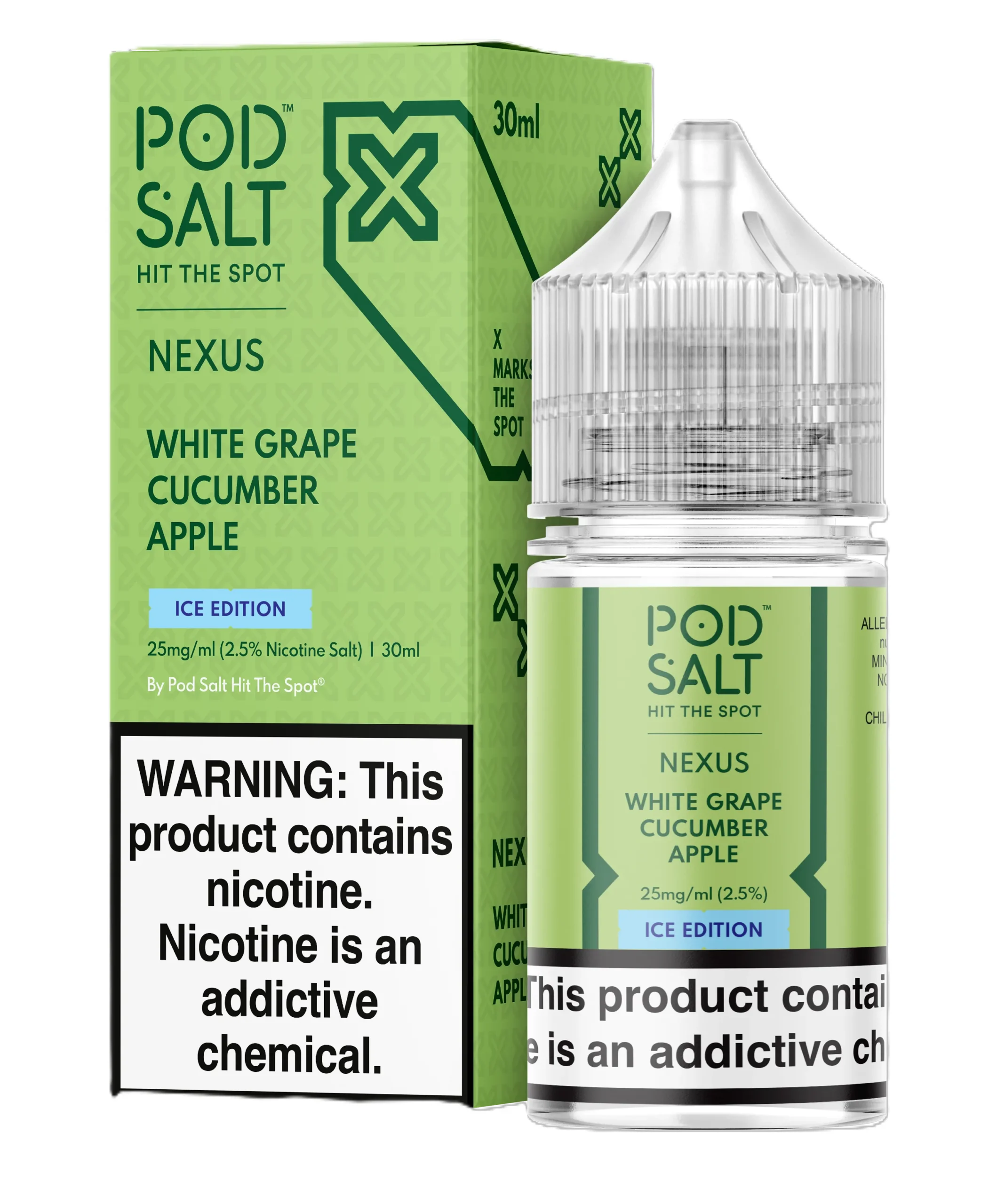 Pod Salt White Grape Cucumber Apple Ice Likit