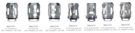 Smok TFV8 Baby V2 Coil Çeşitleri ve Cihaz Uyumluluğu