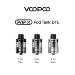 Voopoo Pnp X Pod Tank DTL Atomizer Renk Seçenekleri