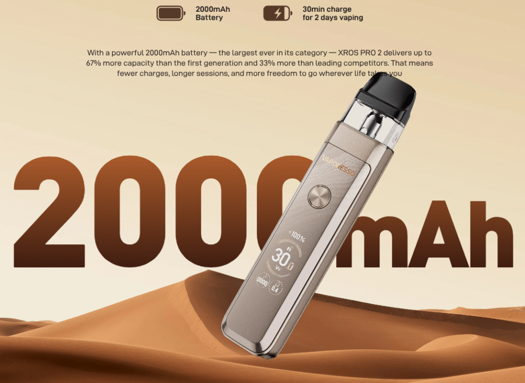 Vaporesso Xros Pro 2 Özellikleri