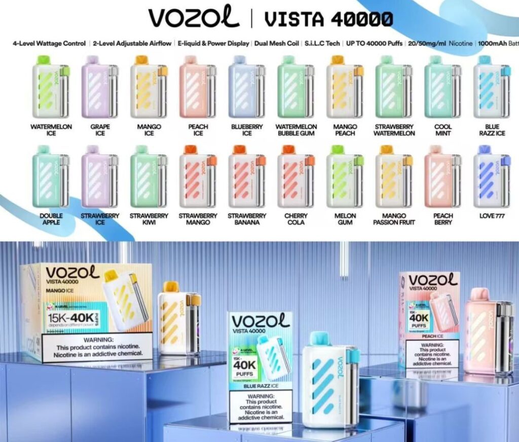 Vozol Vista 40000 Strawberry Kiwi