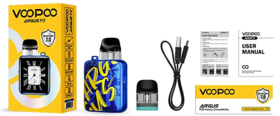 Voopoo Argus P3 Kutu İçeriği