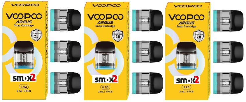 Voopoo Argus Snap Kartuş Çeşitleri, Voopoo Argus Kartuş Çeşitleri