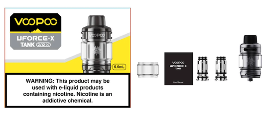 Voopoo Uforce-X Tank Atomizer Paket İçeriği