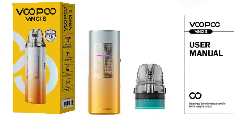 Voopoo Vinci S Pod Kutu İçeriği