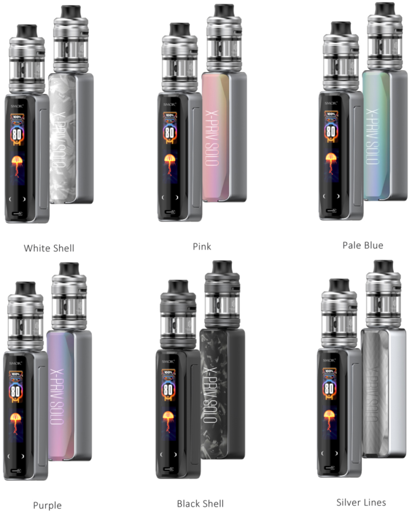 Smok X-Priv Solo Kit Renk Çeşitleri, Smok XPriv Solo Kit Renk Çeşitleri