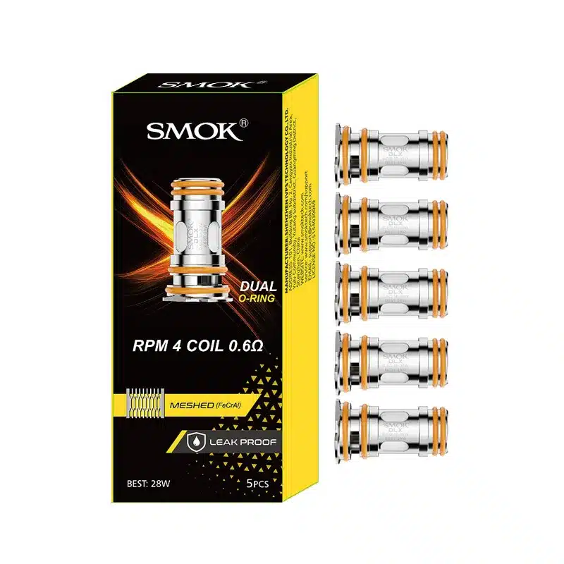 Smok Rpm 4 Coil 0.6 ohm, Smok Rpm4 Coil 0.6 ohm, Smok Rpm 4 0.6 ohm Coil