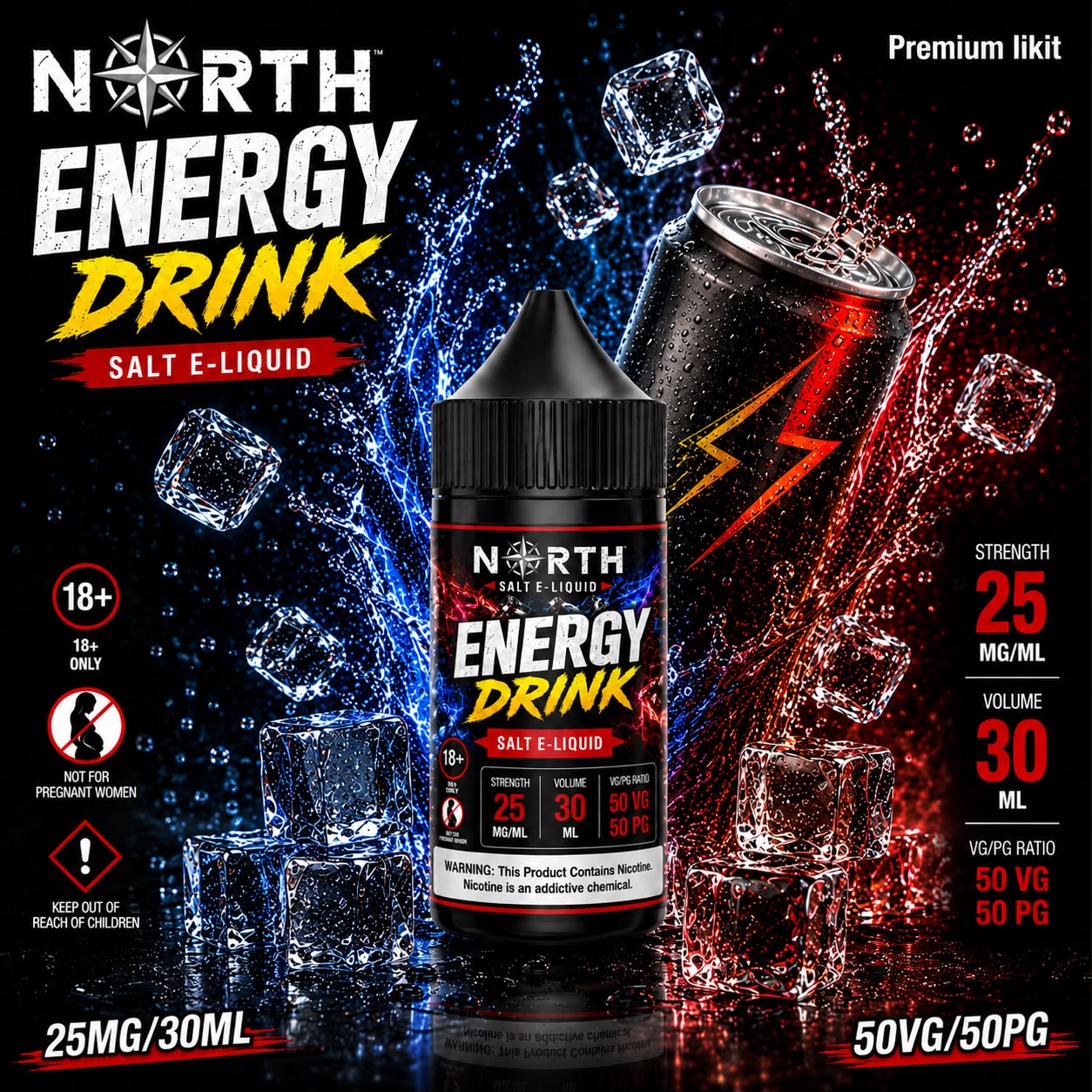 North Energy Drink Salt Likit