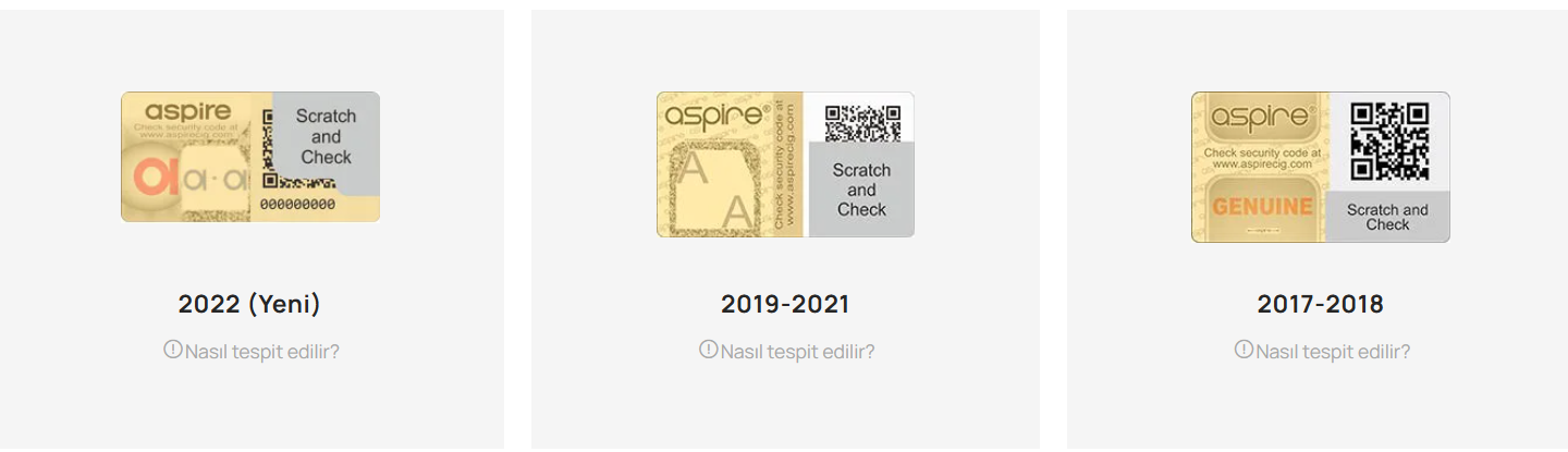 Aspire Orjinallik Sorgulama