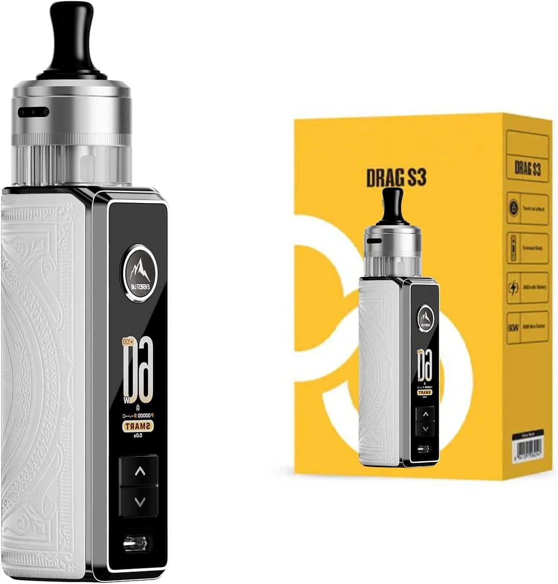 Voopoo Drag S3 Pod Mtl White