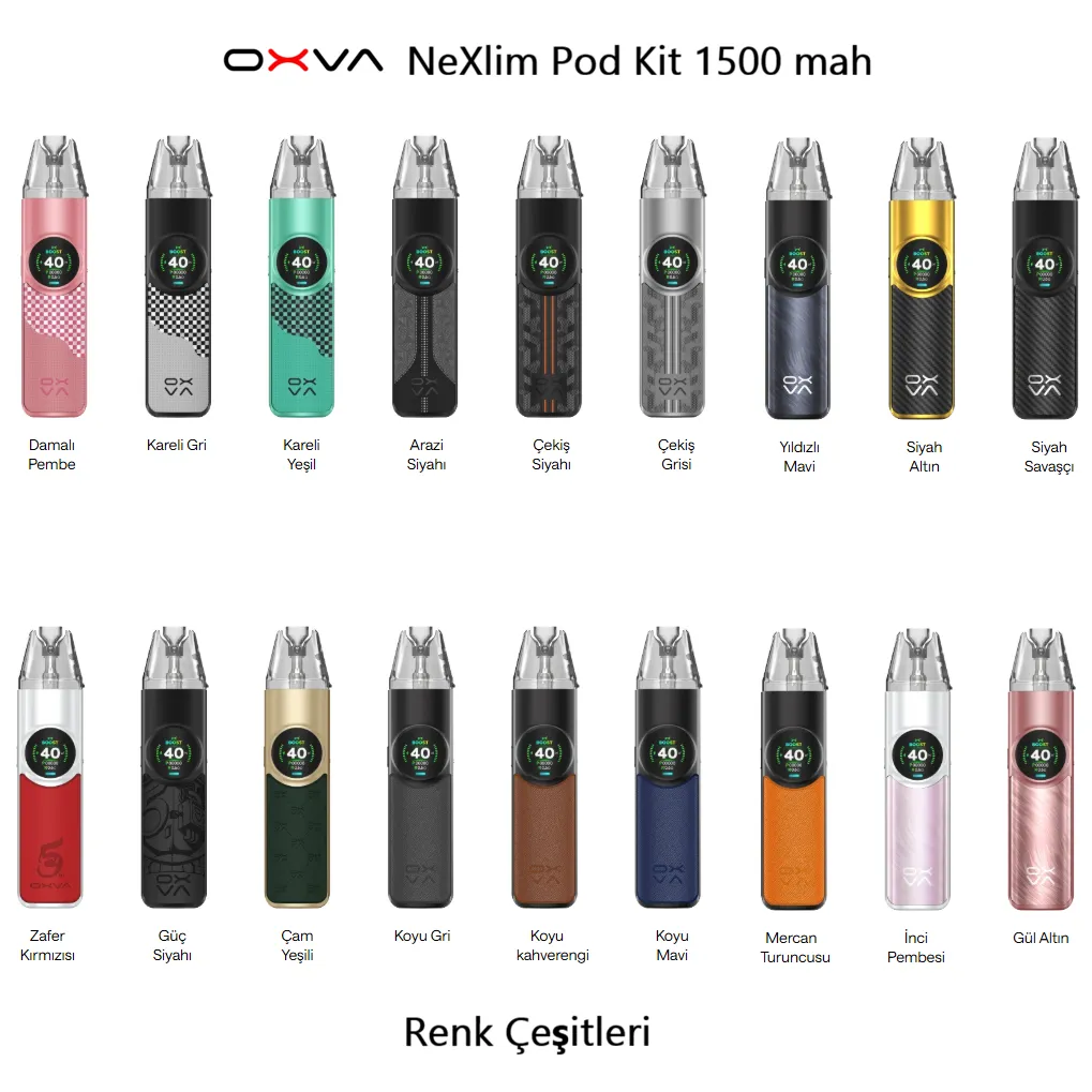 Oxva NeXlim Pod Renk Çeşitleri