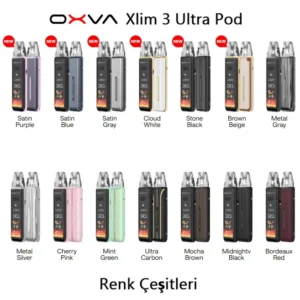 Oxva Xlim 3 Ultra Pod Renk Çeşitleri