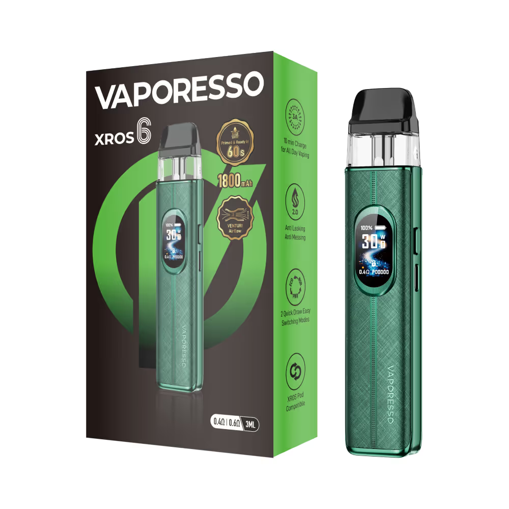 Vaporesso Xros 6 Silk Green
