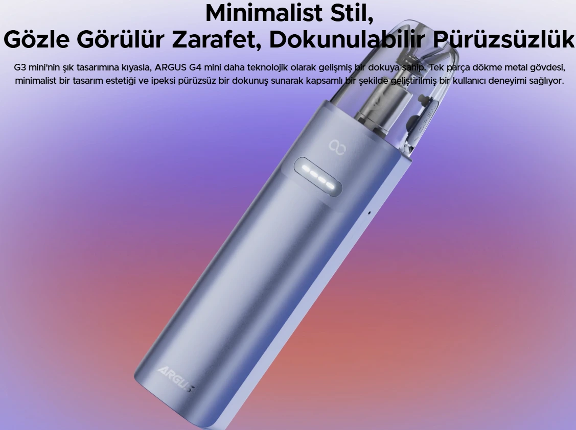 Voopoo Argus G4 Mini Pod Tasarım