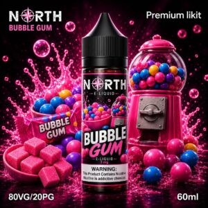 North Bubble Gum Likit 60ml