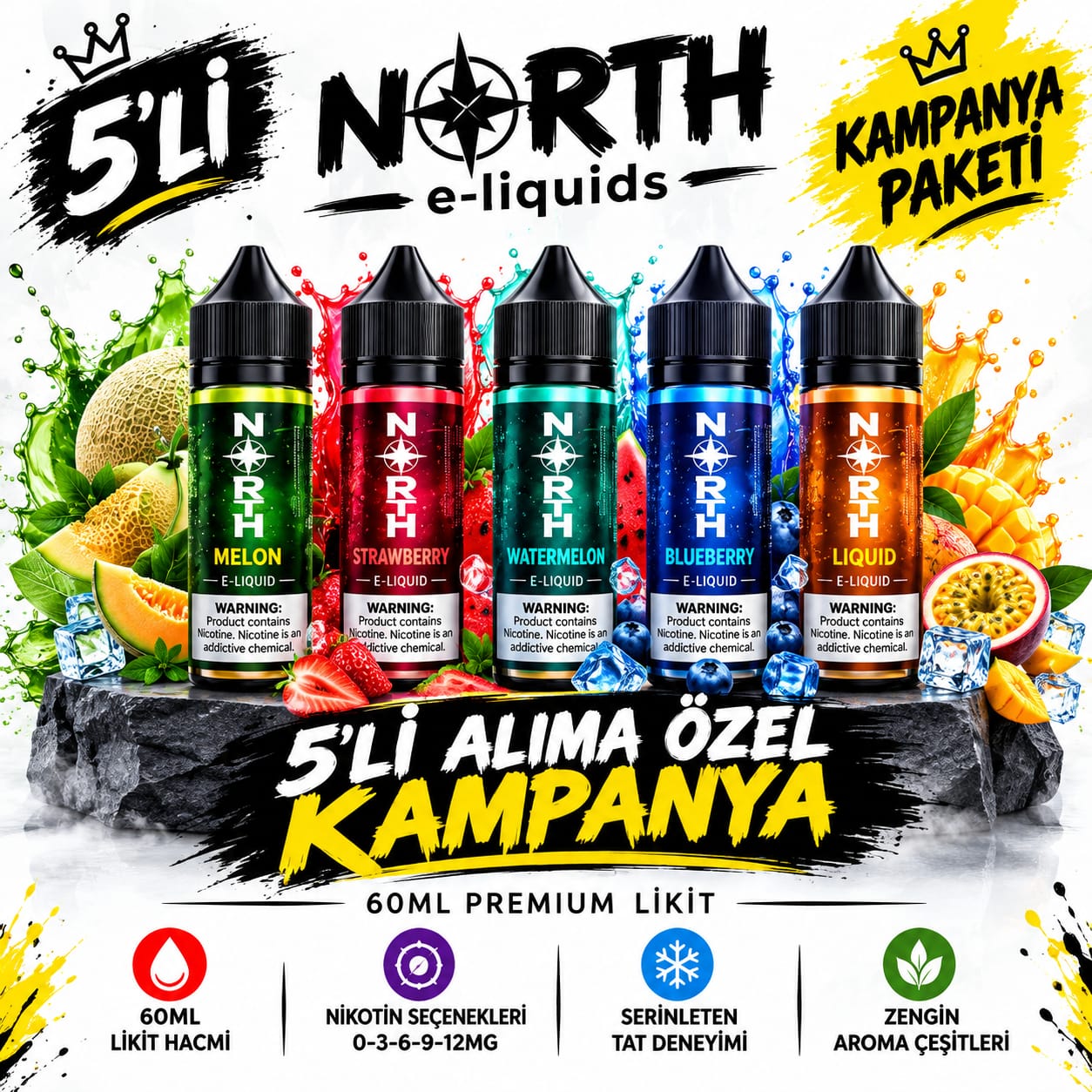 North Likit 5 li Paket (Çok Al Az Öde) North Likit 5 li Paket (Çok Al Az Öde)