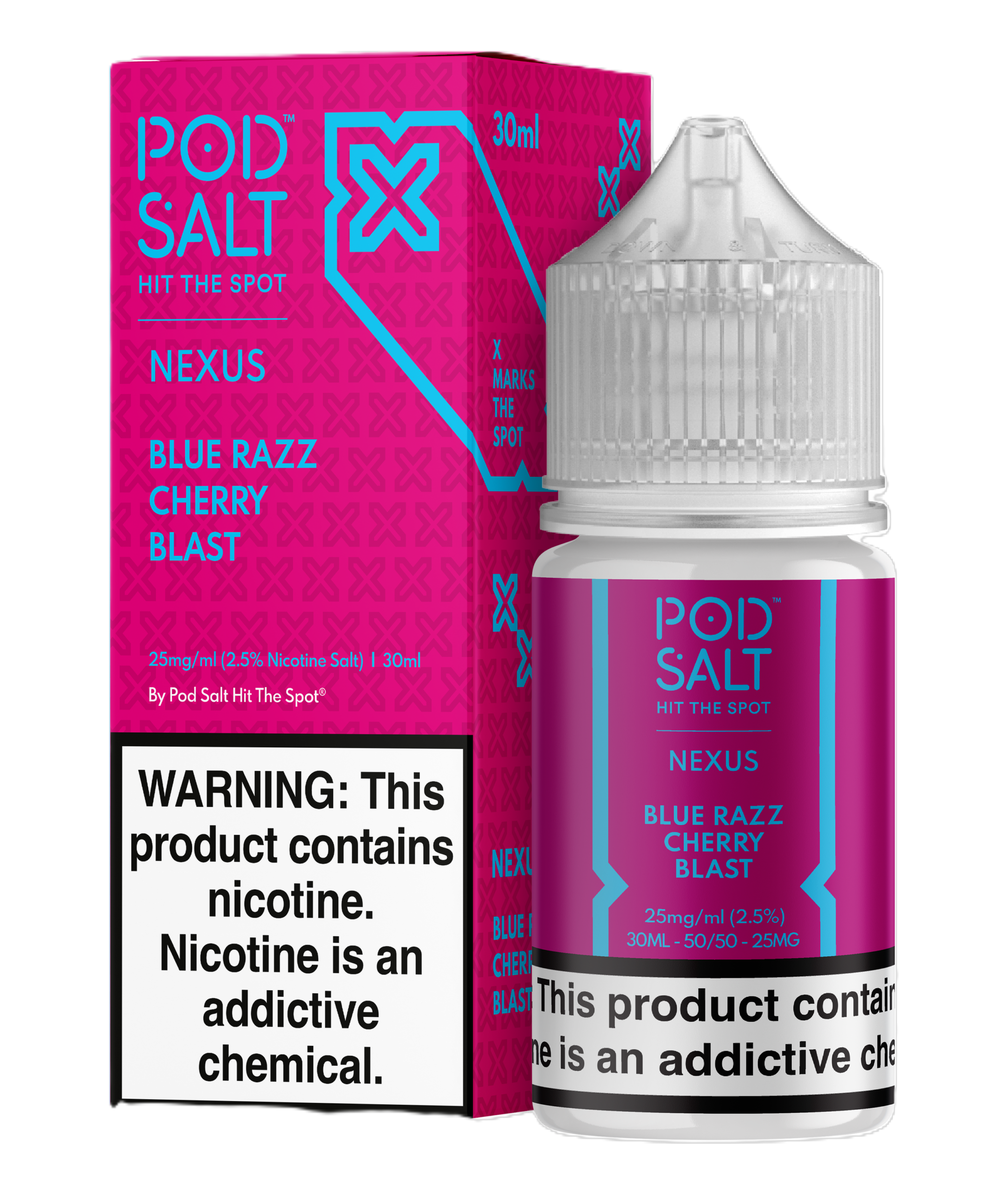 Pod Salt Blue Razz Cherry Blast Likit Pod Salt Blue Razz Cherry Blast Likit