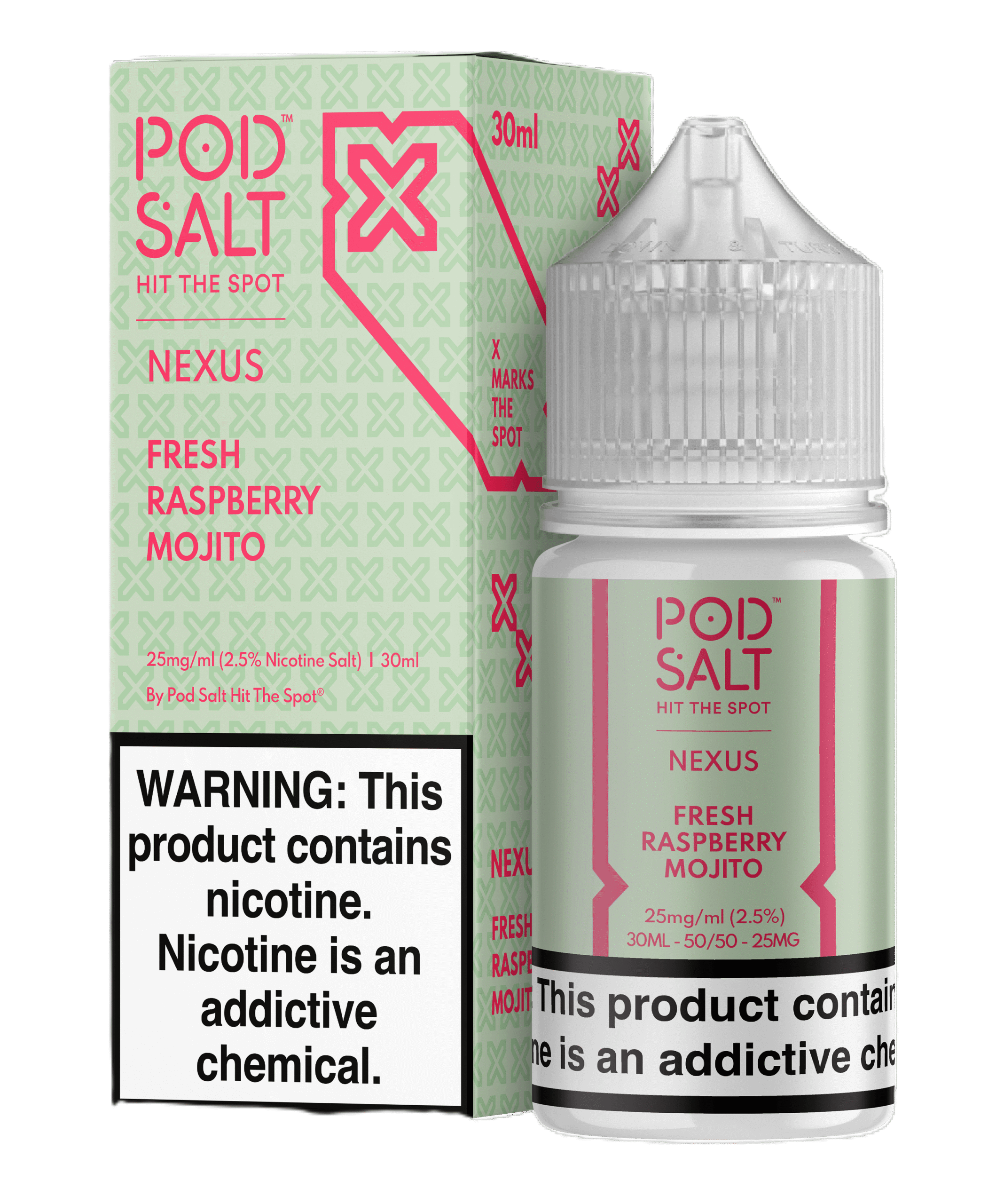 Pod Salt Fresh Raspberry Mojito Likit Pod Salt Fresh Raspberry Mojito Likit