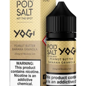 Pod Salt Peanut Butter Banana Granola Likit