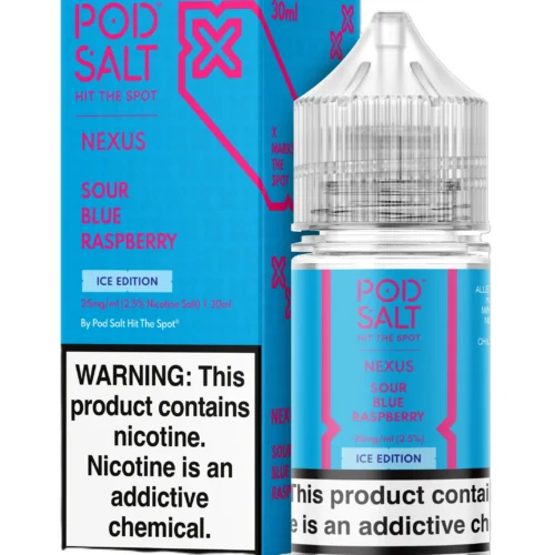 Pod Salt Sour Blue Raspberry Ice Likit