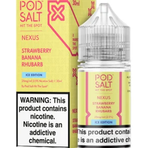 Pod Salt Strawberry Banana Rhubarb Ice Likit