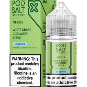 Pod Salt White Grape Cucumber Apple Ice Likit