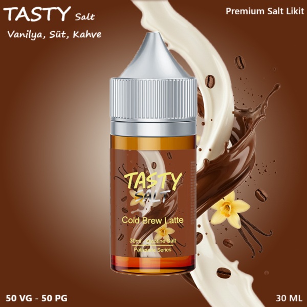 Tasty Cold Brew Latte Salt Likit, Tasty Cold Brew Latte Premium Salt Likit, Tasty Cold Brew Latte 30 ml Salt Likit Tasty Cold Brew Latte Salt Likit, Tasty Cold Brew Latte Premium Salt Likit, Tasty Cold Brew Latte 30 ml Salt Likit