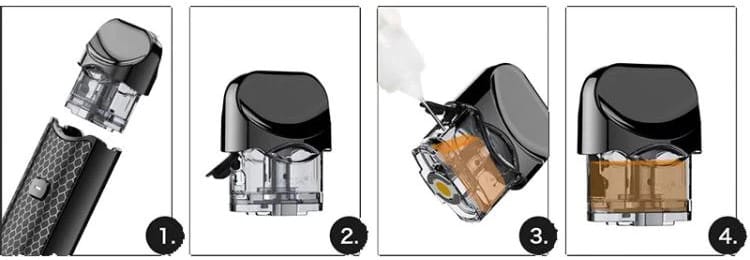 Smok Nord Pod Kartuş Likit Dolumu
