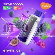 Vozol Star 20000 GRAPE ICE