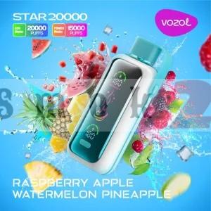 Vozol Star 20000 RASPBERRY APPLE WATERMELON PINEAPPLE