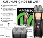 Vaporesso Lüxe Xr Max 2 Pod Mod Kit Kutu İçeriği